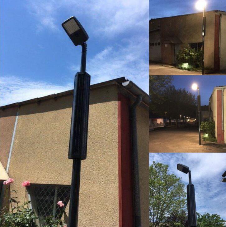 solar cylinder led street