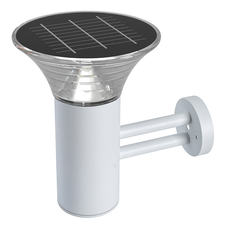 wall mounted solar garden light